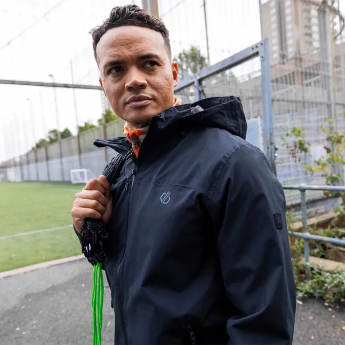 Dare 2b Waterproof Jackets Jermaine Jenas 8211 Switch Out Recycled Waterproof Jacket Black 8211 Men Dare 2b Waterproof Jackets Jermaine Jenas 8211 Switch Out Recycled Waterproof Jacket Black 8211 Men