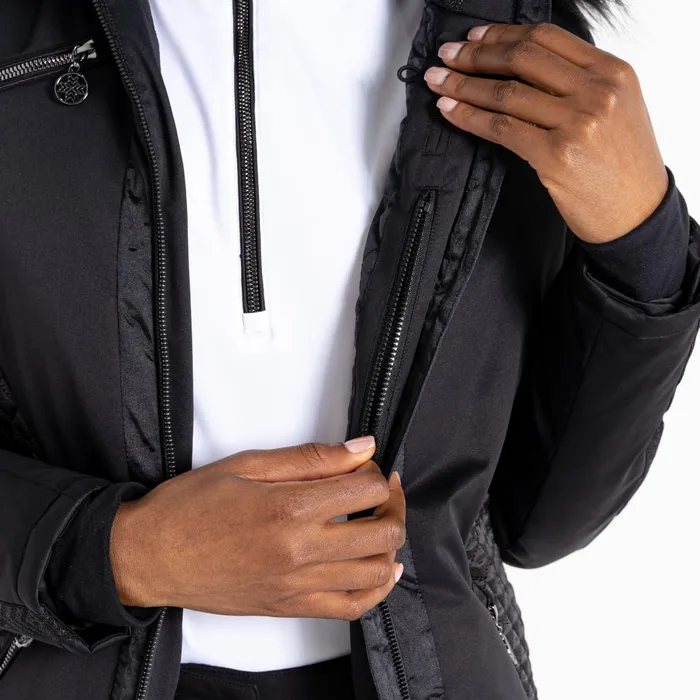 Dare 2b Waterproof Jackets Julien Macdonald 8211 Mastery Ski Jacket Black 8211 Women