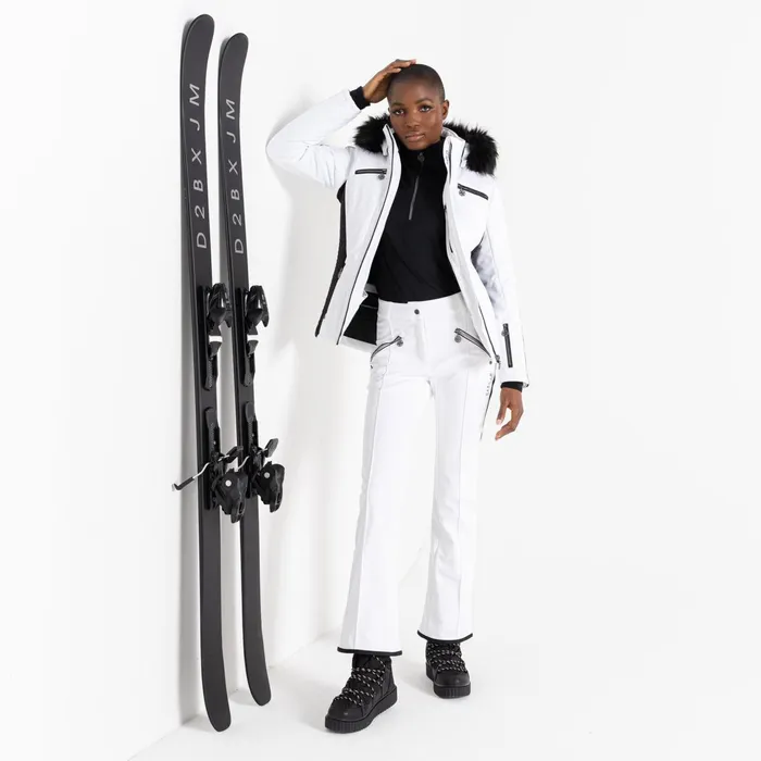Dare 2b Waterproof Jackets Julien Macdonald 8211 Mastery Ski Jacket White Black 8211 Women