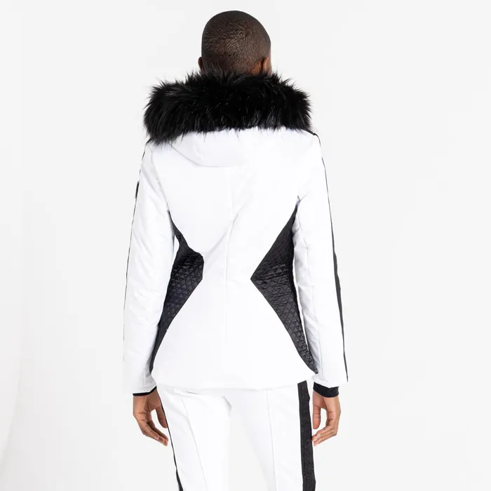 Dare 2b Waterproof Jackets Julien Macdonald 8211 Mastery Ski Jacket White Black 8211 Women