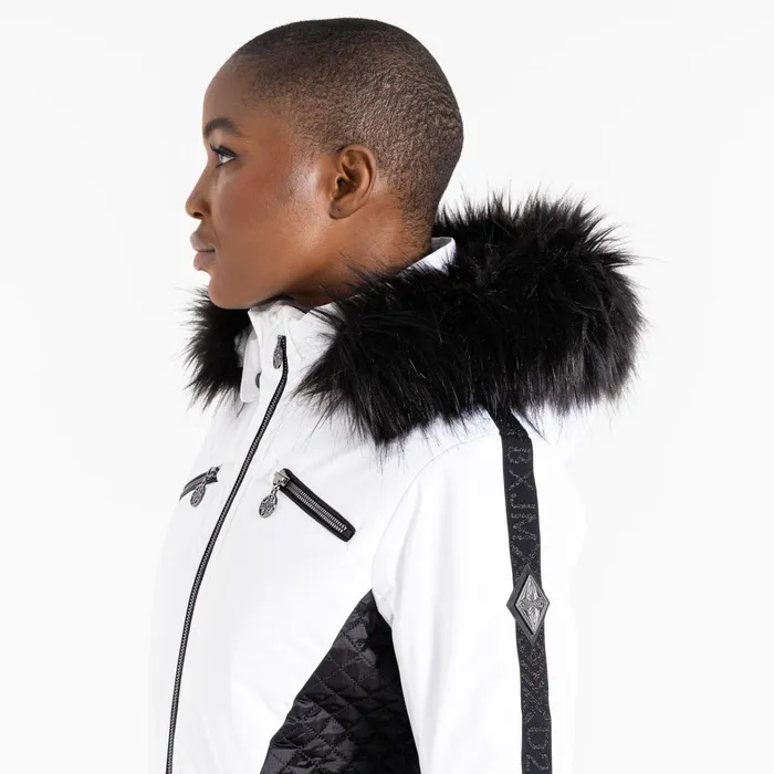 Dare 2b Waterproof Jackets Julien Macdonald 8211 Mastery Ski Jacket White Black 8211 Women