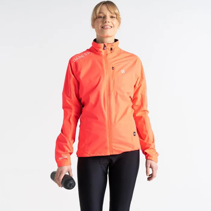 Dare 2b Waterproof Jackets Mediant Ii Waterproof Jacket Neon Pink 8211 Women