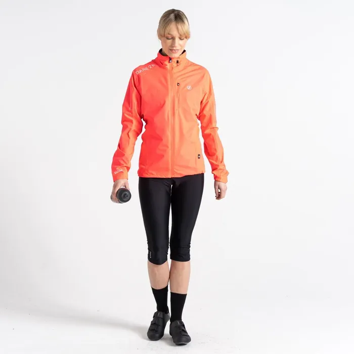 Dare 2b Waterproof Jackets Mediant Ii Waterproof Jacket Neon Pink 8211 Women
