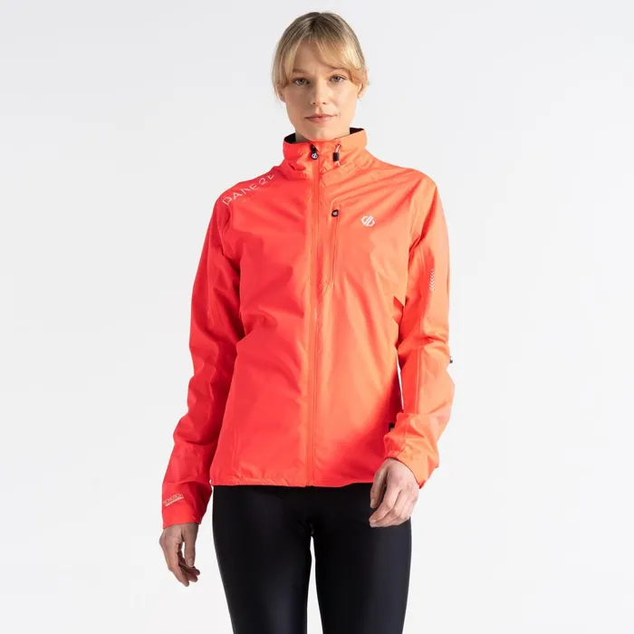 Dare 2b Waterproof Jackets Mediant Ii Waterproof Jacket Neon Pink 8211 Women