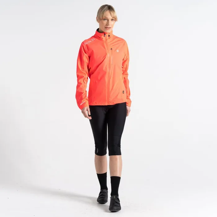 Dare 2b Waterproof Jackets Mediant Ii Waterproof Jacket Neon Pink 8211 Women