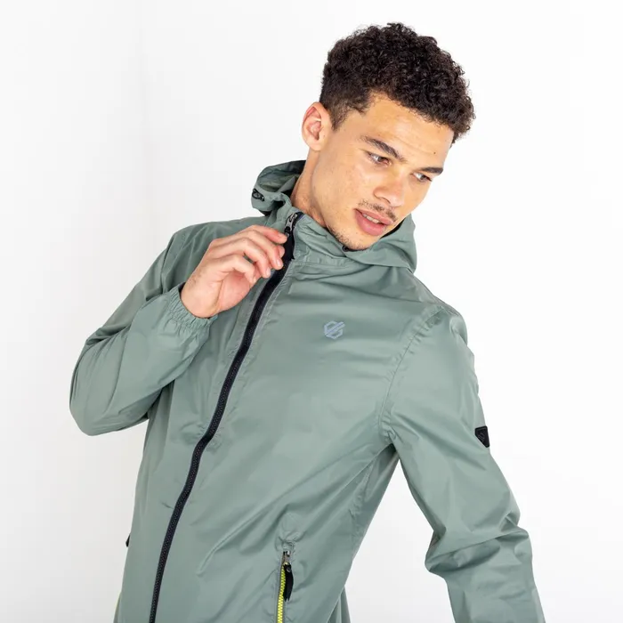 Dare 2b Waterproof Jackets Occupy Ii Packaway Jacket Agave Green 8211 Men