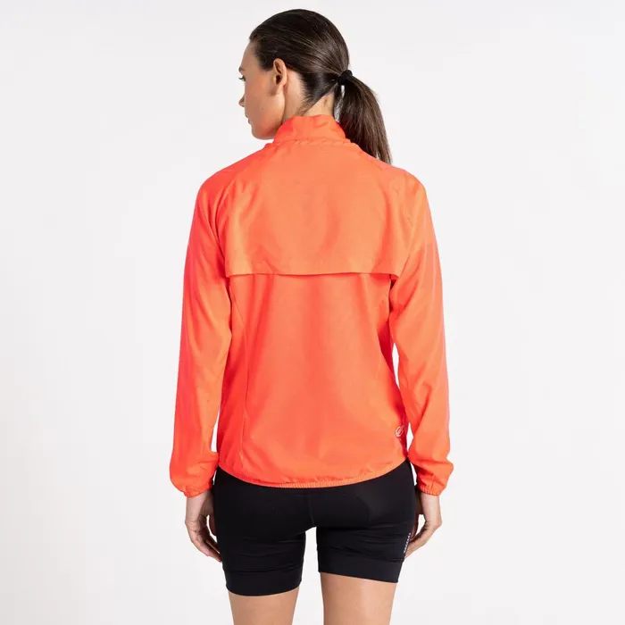 Dare 2b Waterproof Jackets Rebound Lightweight Windshell Neon Pink Stripe 8211 Women