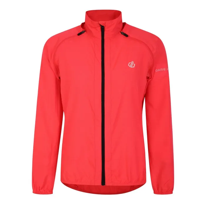 Dare 2b Waterproof Jackets Rebound Lightweight Windshell Neon Pink Stripe 8211 Women