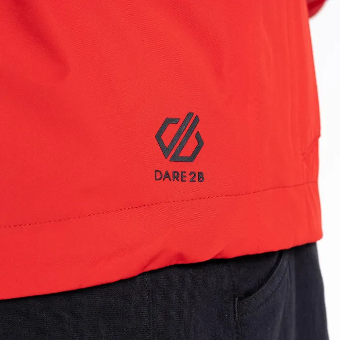 Dare 2b Waterproof Jackets Stay Ready Recycled Waterproof Jacket Danger Red 8211 Men