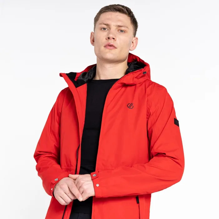 Dare 2b Waterproof Jackets Stay Ready Recycled Waterproof Jacket Danger Red 8211 Men