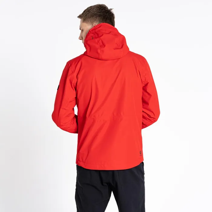 Dare 2b Waterproof Jackets Stay Ready Recycled Waterproof Jacket Danger Red 8211 Men