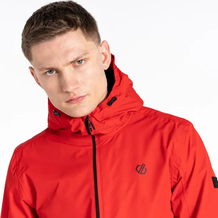 Dare 2b Waterproof Jackets Stay Ready Recycled Waterproof Jacket Danger Red 8211 Men