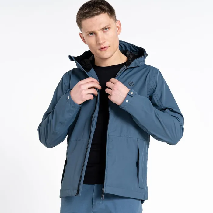 Dare 2b Waterproof Jackets Stay Ready Recycled Waterproof Jacket Orion Grey 8211 Men