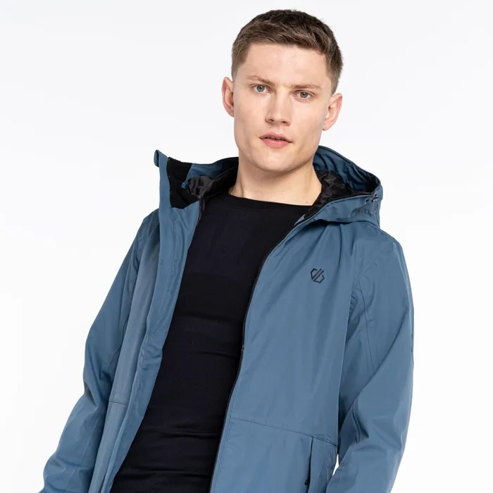 Dare 2b Waterproof Jackets Stay Ready Recycled Waterproof Jacket Orion Grey 8211 Men