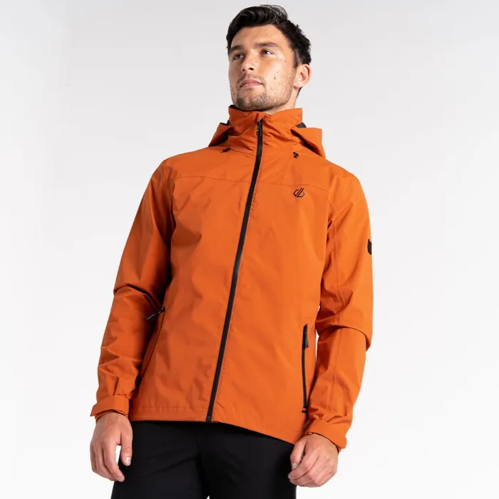 Dare 2b Waterproof Jackets Switch Out Recycled Waterproof Jacket Burnt Brick 8211 Men