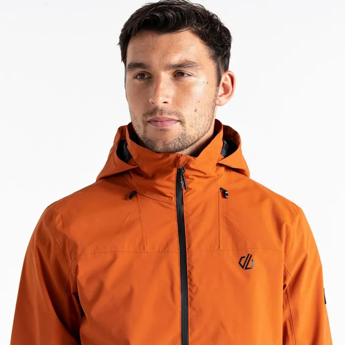 Dare 2b Waterproof Jackets Switch Out Recycled Waterproof Jacket Burnt Brick 8211 Men