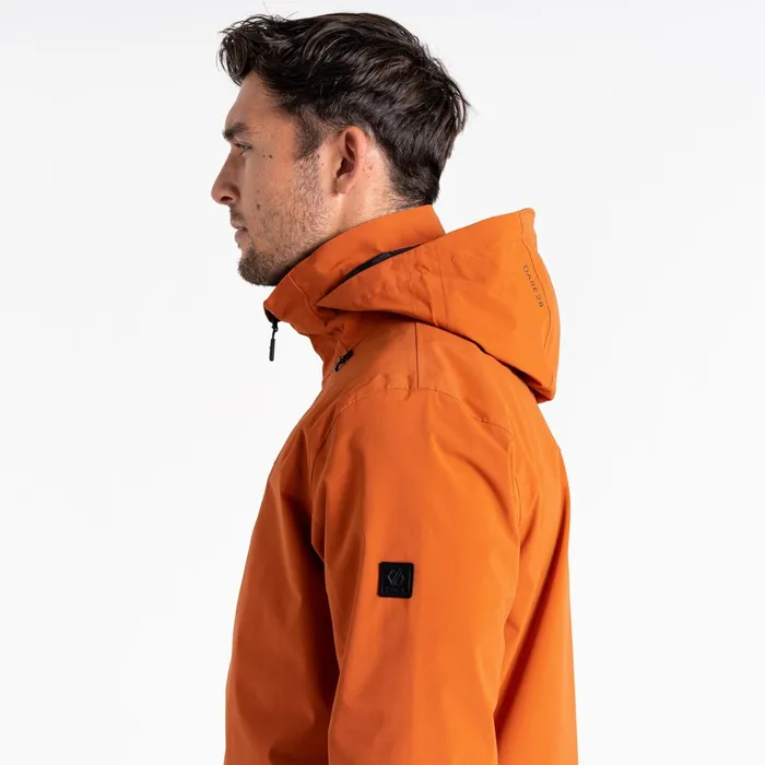 Dare 2b Waterproof Jackets Switch Out Recycled Waterproof Jacket Burnt Brick 8211 Men