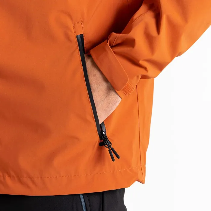 Dare 2b Waterproof Jackets Switch Out Recycled Waterproof Jacket Burnt Brick 8211 Men
