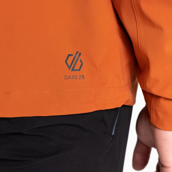 Dare 2b Waterproof Jackets Switch Out Recycled Waterproof Jacket Burnt Brick 8211 Men