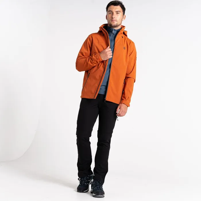 Dare 2b Waterproof Jackets Switch Out Recycled Waterproof Jacket Burnt Brick 8211 Men