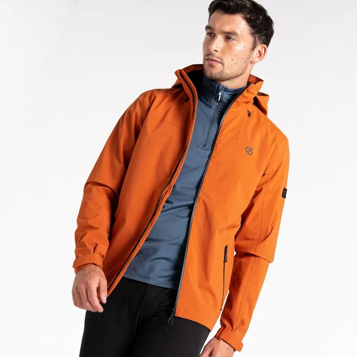 Dare 2b Waterproof Jackets Switch Out Recycled Waterproof Jacket Burnt Brick 8211 Men