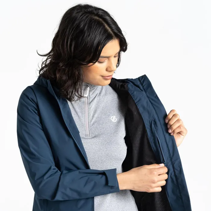 Dare 2b Waterproof Jackets Switch Up Recycled Waterproof Jacket Moonlight Denim 8211 Women