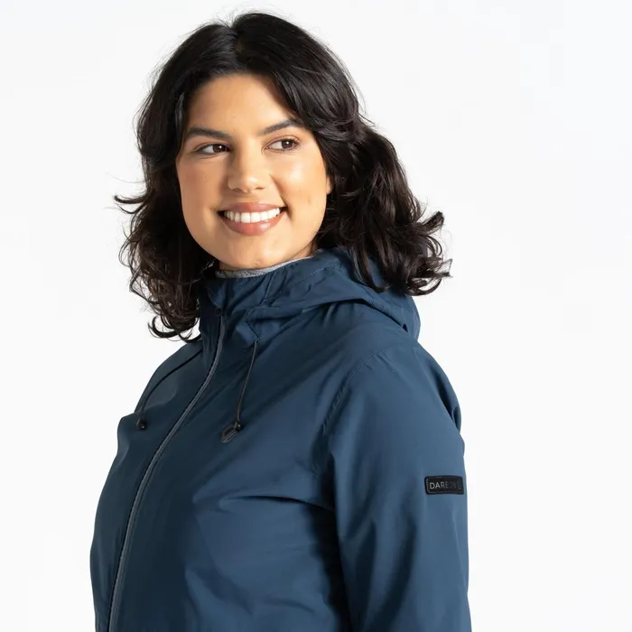 Dare 2b Waterproof Jackets Switch Up Recycled Waterproof Jacket Moonlight Denim 8211 Women