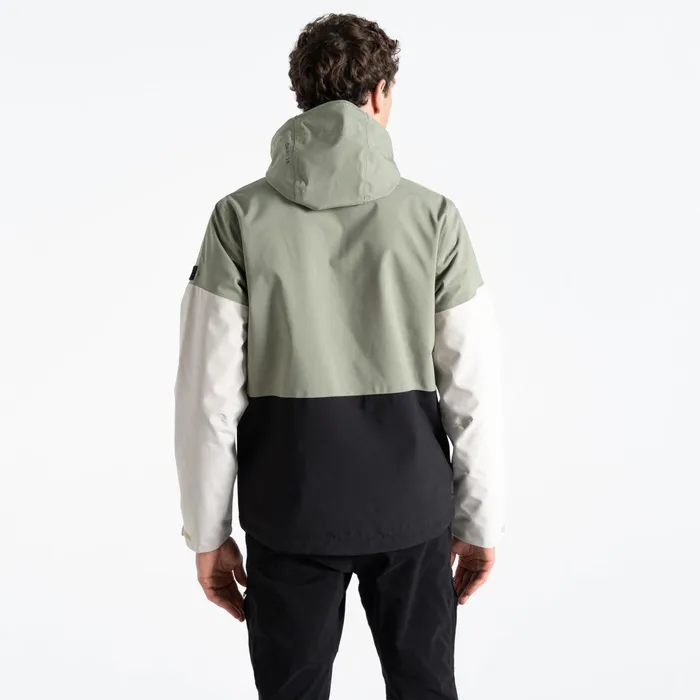 Dare 2b Waterproof Jackets Terrain Waterproof Jacket Oil Green Black 8211 Men
