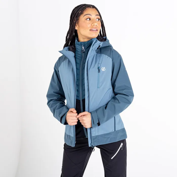 Dare 2b Waterproof Jackets Veritas Era Recycled Waterproof Jacket Bluestone Orin Grey 8211 Women Dare 2b Waterproof Jackets Veritas Era Recycled Waterproof Jacket Bluestone Orin Grey 8211 Women