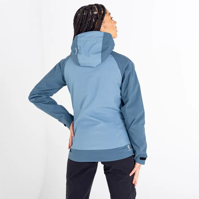Dare 2b Waterproof Jackets Veritas Era Recycled Waterproof Jacket Bluestone Orin Grey 8211 Women