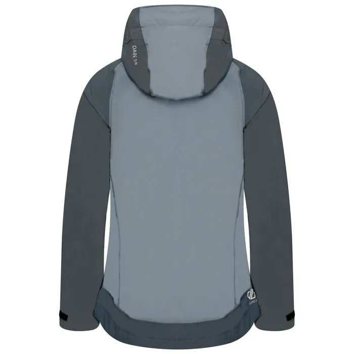 Dare 2b Waterproof Jackets Veritas Era Recycled Waterproof Jacket Bluestone Orin Grey 8211 Women