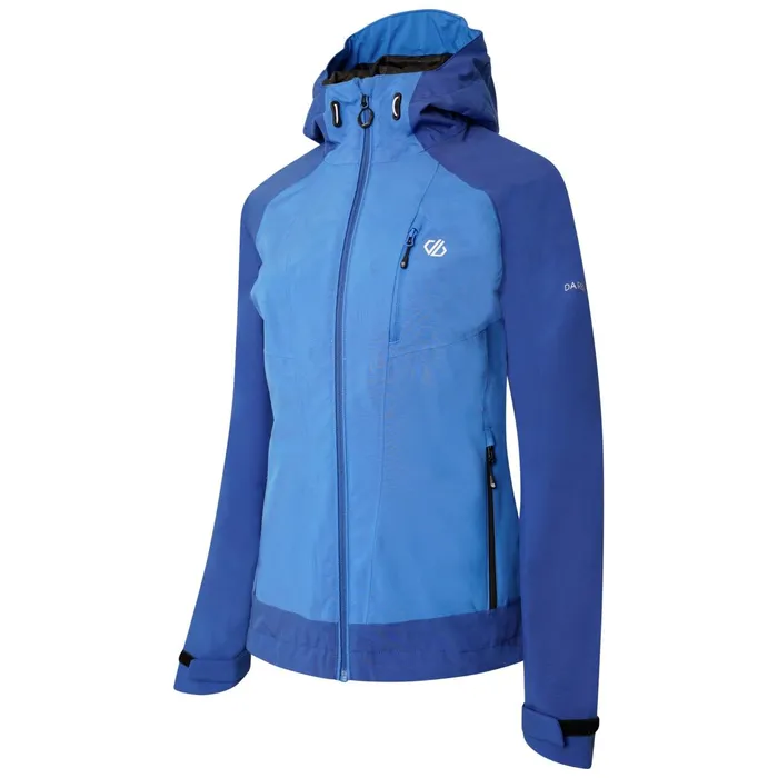 Dare 2b Waterproof Jackets Veritas Era Recycled Waterproof Jacket Stellar Blue Space Blue 8211 Women