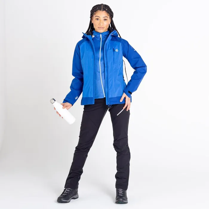 Dare 2b Waterproof Jackets Veritas Era Recycled Waterproof Jacket Stellar Blue Space Blue 8211 Women