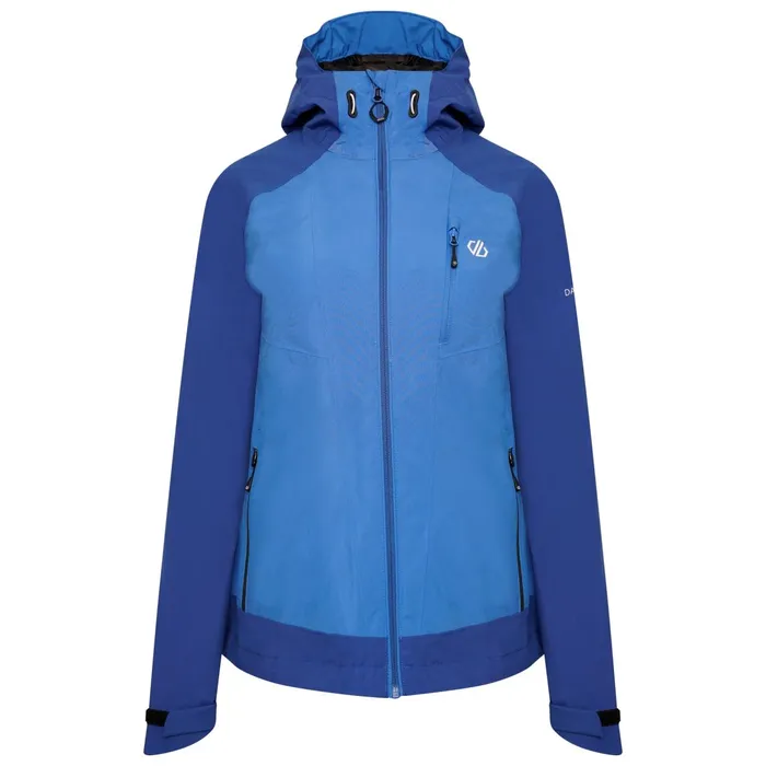 Dare 2b Waterproof Jackets Veritas Era Recycled Waterproof Jacket Stellar Blue Space Blue 8211 Women