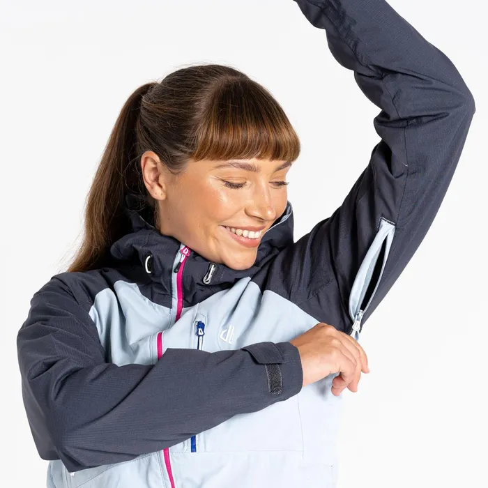 Dare 2b Waterproof Jackets Veritas Iii Waterproof Jacket Celestrial Grey Ebony Grey 8211 Women