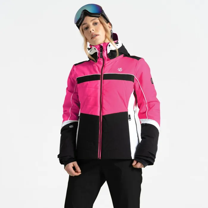 Dare 2b Waterproof Jackets Vitilised Ski Jacket Pure Pink Black 8211 Women
