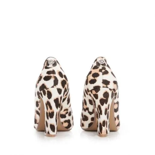 Darlene Leopard Leopard Pony Women Moda In Pelle High Heel Shoes Darlene Leopard Leopard Pony Women Moda In Pelle High Heel Shoes