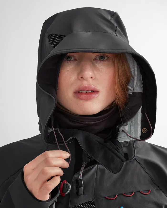Draupner Waterproof Cutan Jacket Midnight Blue Women Klttermusen Waterproof Jackets