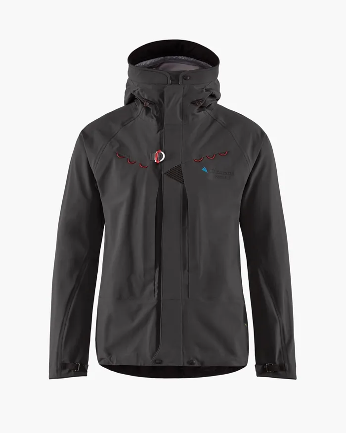 Draupner Waterproof Cutan Jacket Raven Men Klttermusen Waterproof Jackets