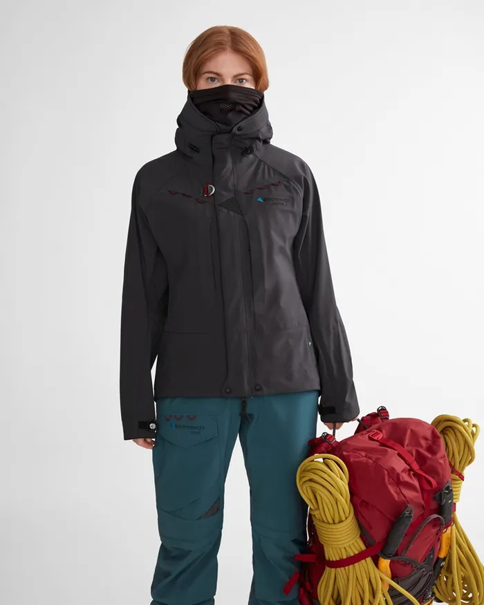 Draupner Waterproof Cutan Jacket Raven Women Klttermusen Waterproof Jackets