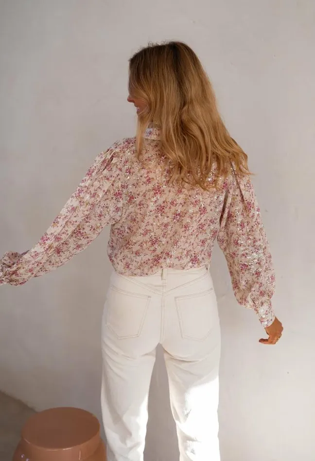 Easy Clothes Beige And Pink Nara Shirt Women039s Clothing Shirts Easy Clothes Beige And Pink Nara Shirt Women039s Clothing Shirts