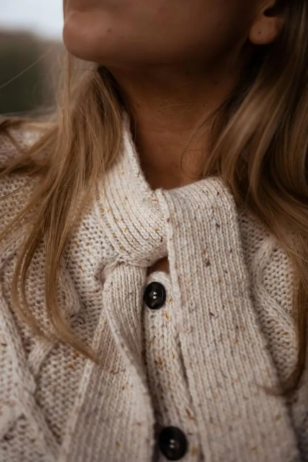 Easy Clothes Beige Bachir Cardigan Women039s Clothing Cardigans