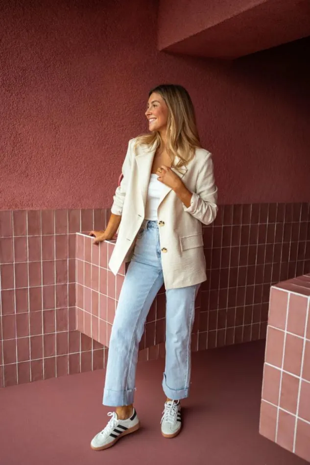 Easy Clothes Beige Boss Blazer Women039s Clothing Blazers