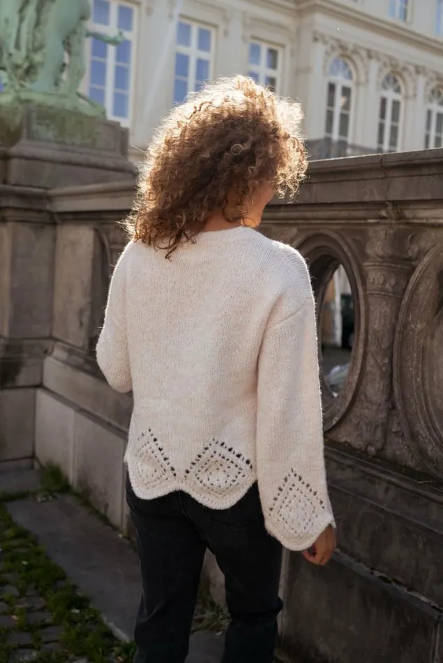 Easy Clothes Beige Karl Sweater Women039s Clothing Sweaters