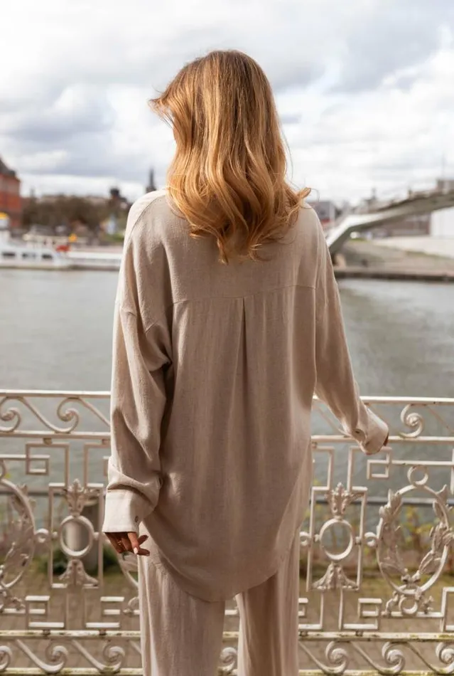 Easy Clothes Beige Kate Shirt Women039s Clothing Shirts Easy Clothes Beige Kate Shirt Women039s Clothing Shirts
