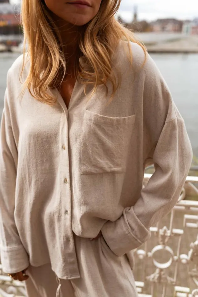 Easy Clothes Beige Kate Shirt Women039s Clothing Shirts Easy Clothes Beige Kate Shirt Women039s Clothing Shirts