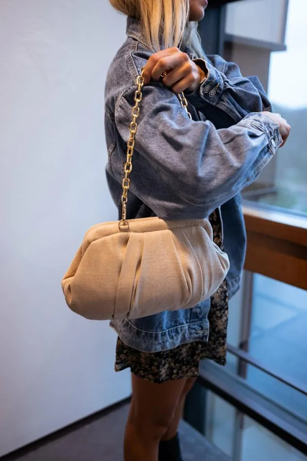 Easy Clothes Beige Linen Nika Bag Jewelry and Accessories Handbags Easy Clothes Beige Linen Nika Bag Jewelry and Accessories Handbags
