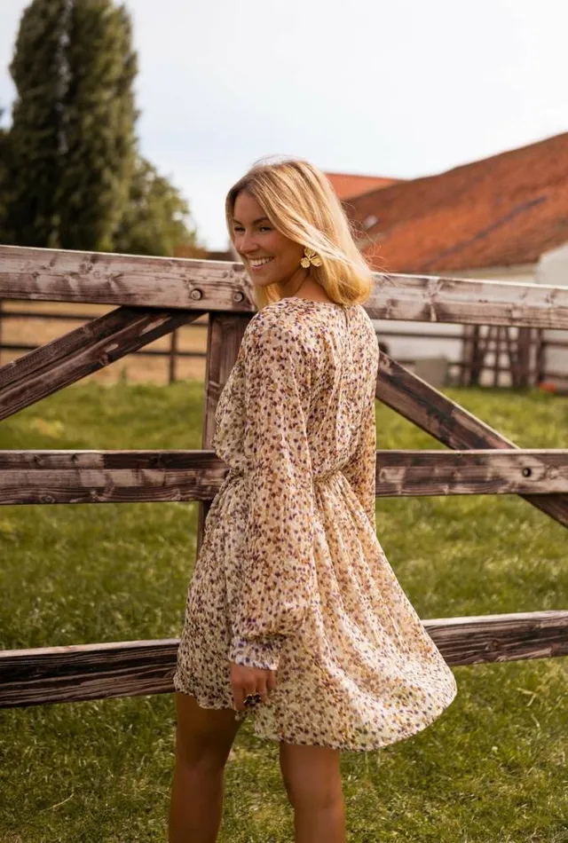 Easy Clothes Beige Lysou Dress Women039s Clothing Dresses