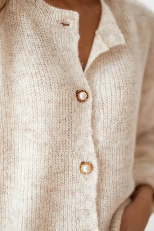 Easy Clothes Beige Rufus Cardigan Women039s Clothing Cardigans
