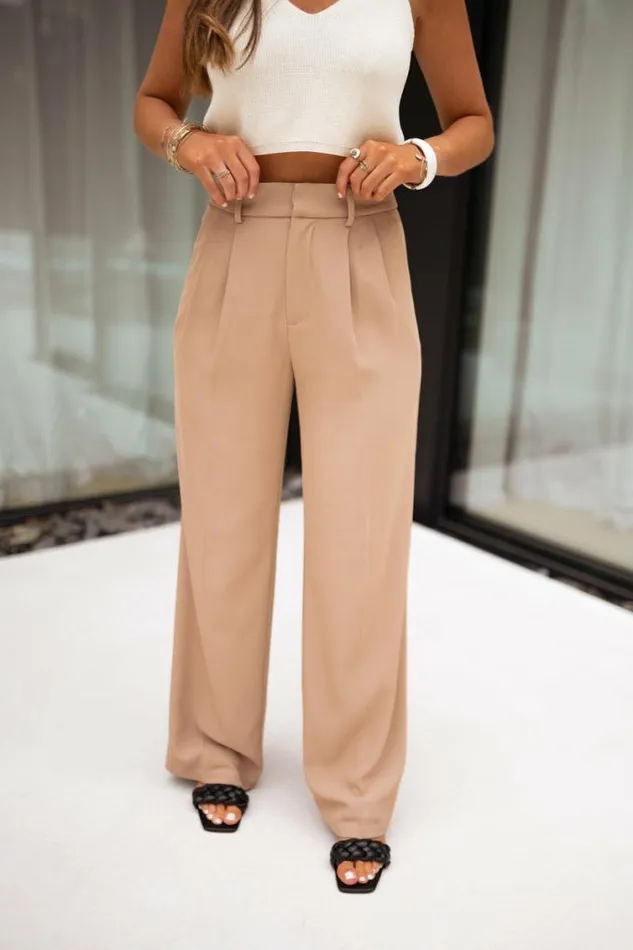 Easy Clothes Beige Victor Pants Beige Women039s Clothing Pants and Jeans